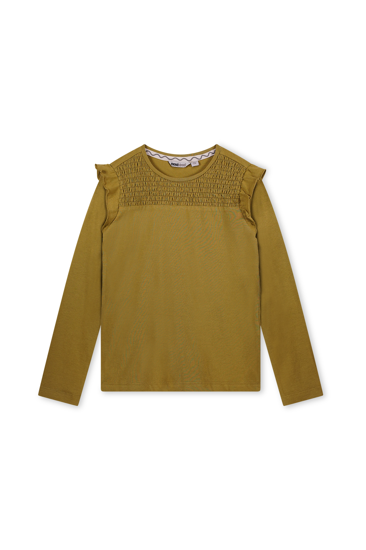 Groene top met smock