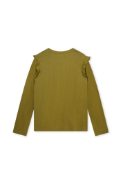 Groene top met smock