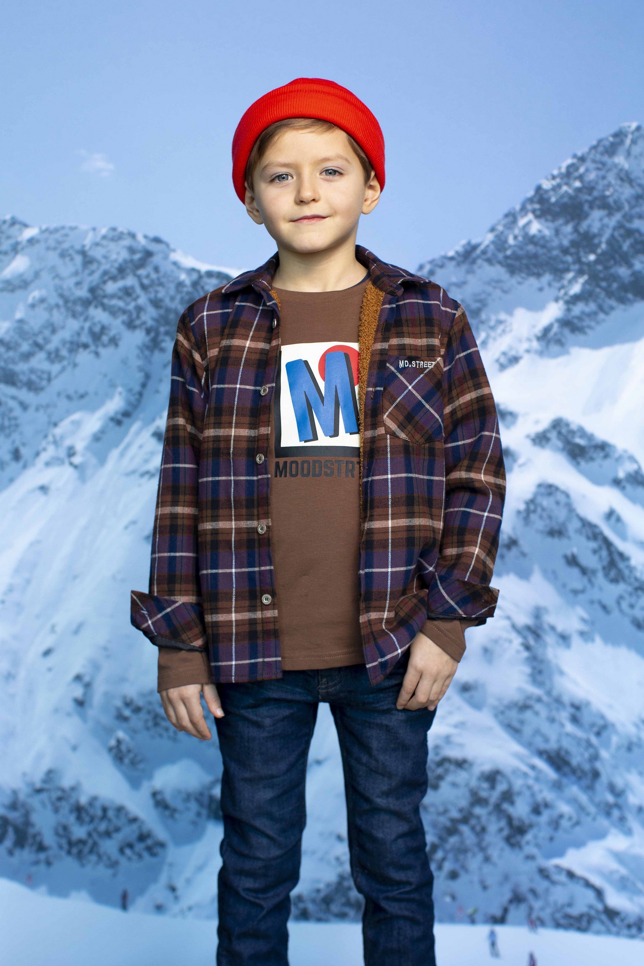 Overshirt gevoerd ruit