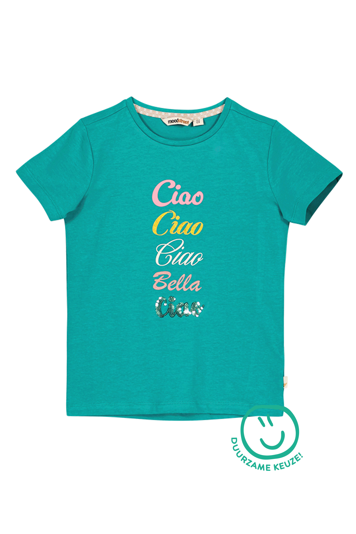 Girls t-shirt ciao print