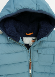 Padded jacket light blue