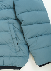 Padded jacket light blue