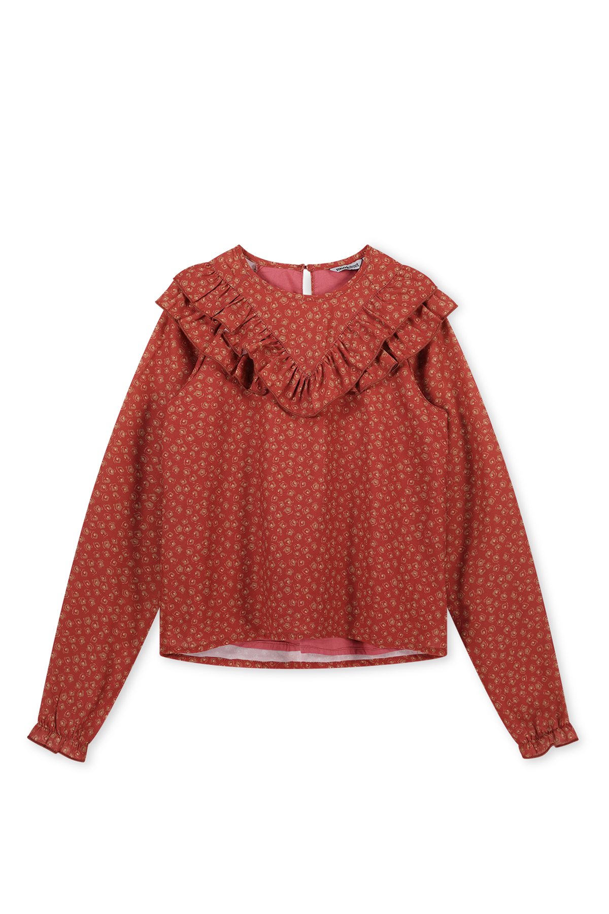 Blouse with ruffles