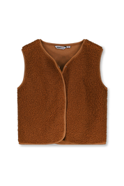 Unisex gilet met knoop