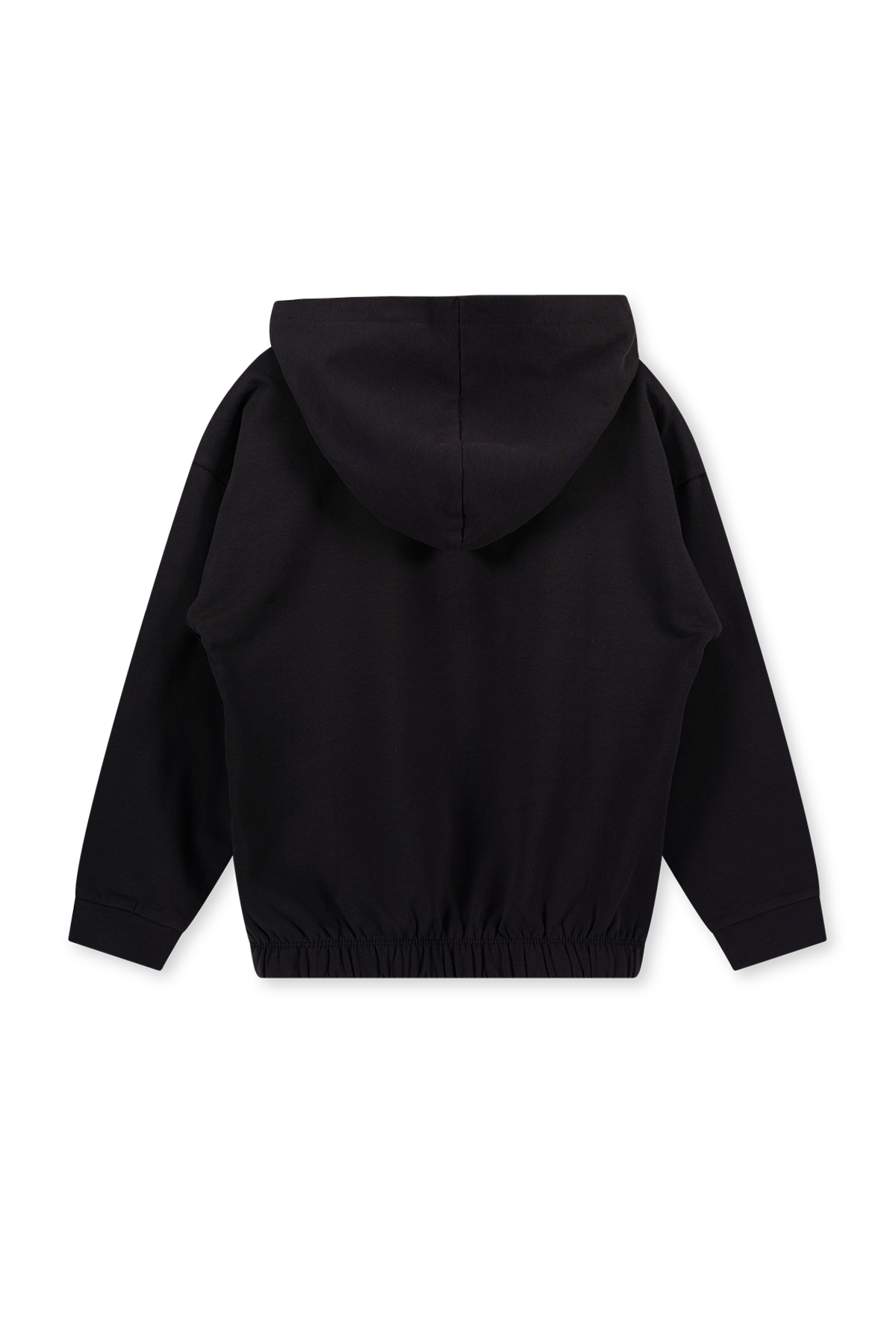 Zwarte hoodie borduur