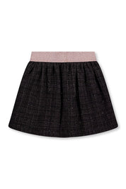 Skirt black with glitter