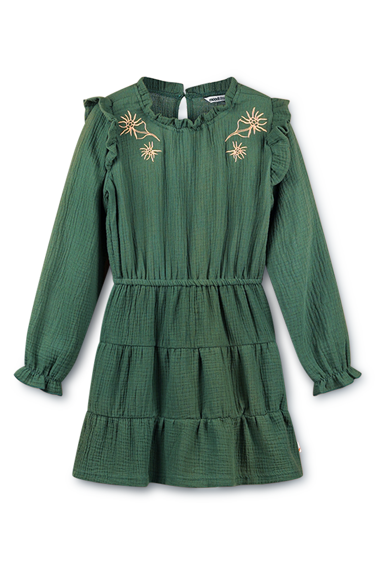 Mouseline dress green