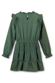 Mouseline dress green