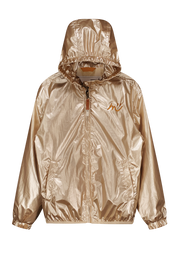 Girls Jacket Hood Champagne