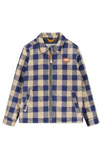 Boys Jacket Check - Blue / 98-104
