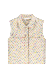 Girls bouclé waistcoat