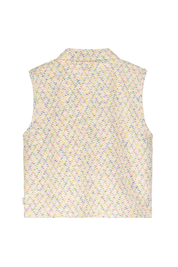 Girls bouclé waistcoat