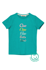 Girls t-shirt ciao print