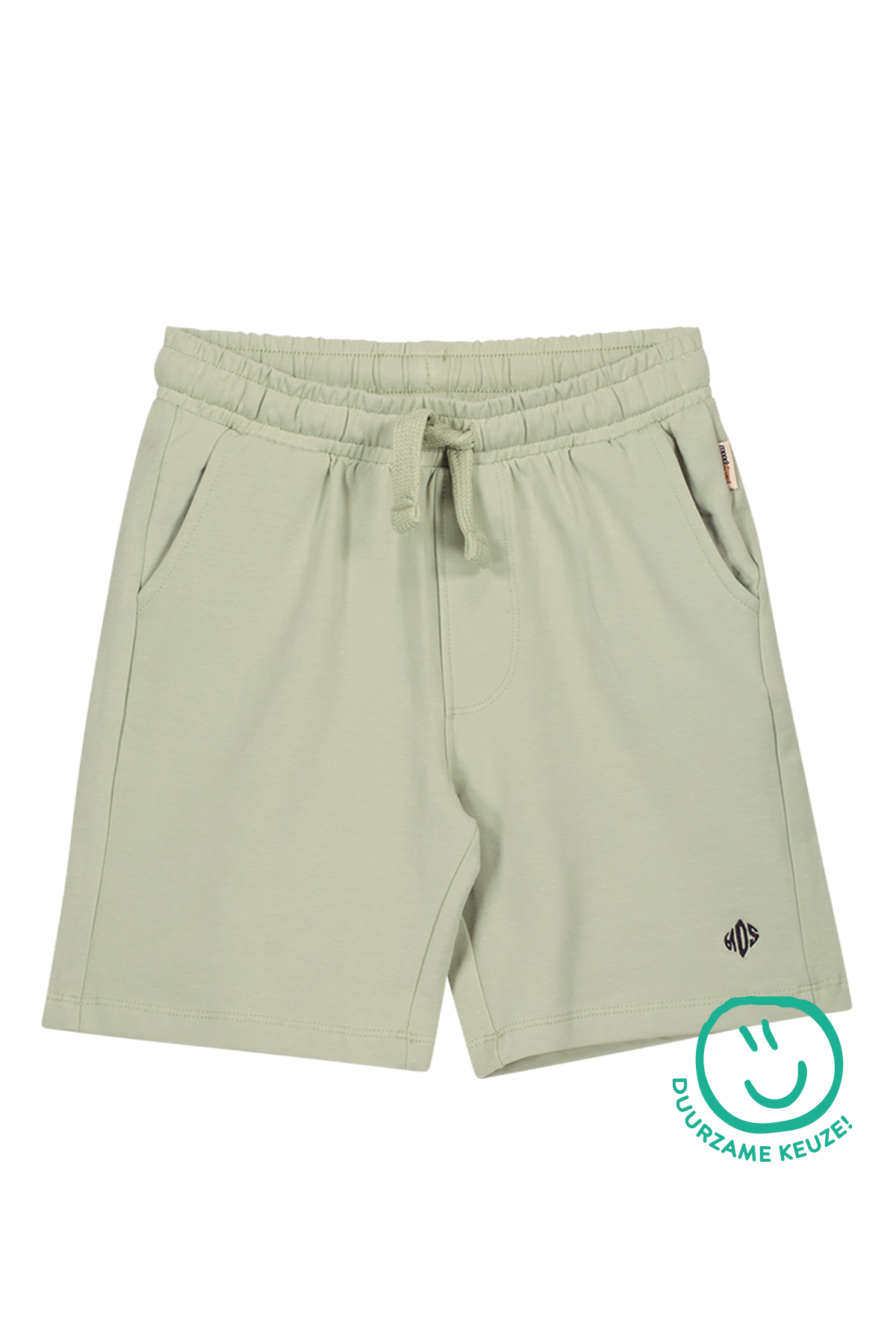 Boys sweat short misty green