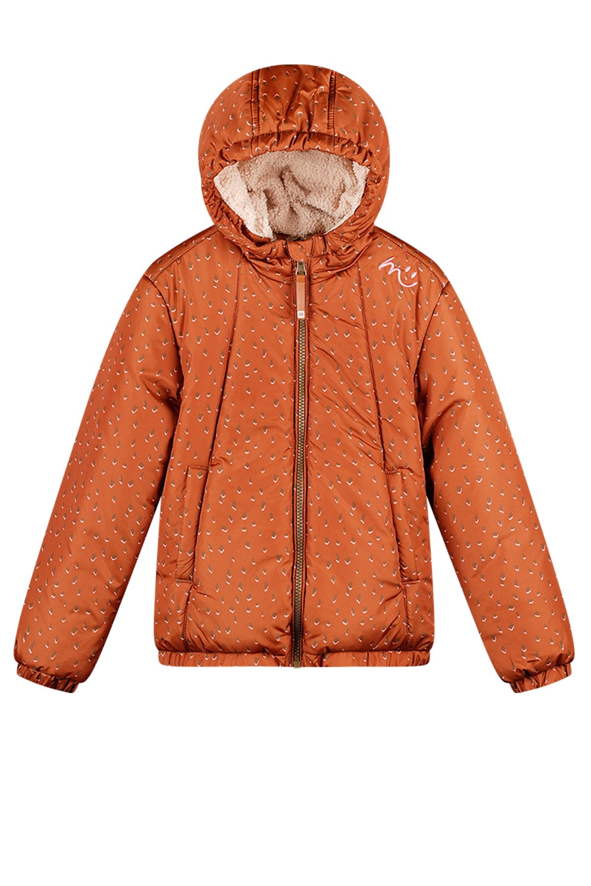 JET puffer jacket rust