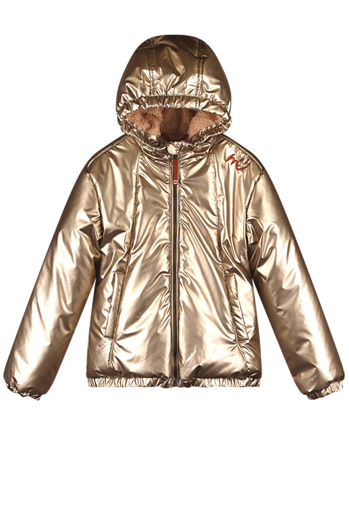 JET puffer metallic gold