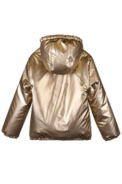 JET puffer metallic gold