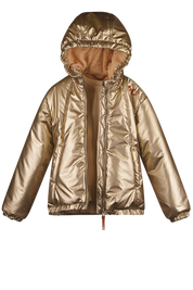 JET puffer metallic gold