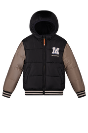 JUSTIN baseball jacket black