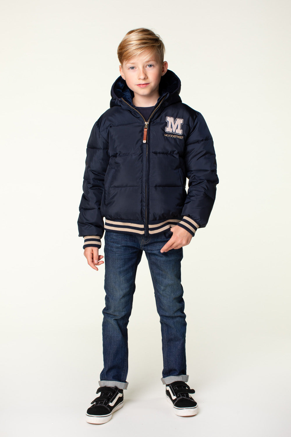 JUSTIN baseball jacket navy