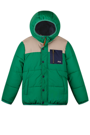 JOEY puffer jacket green