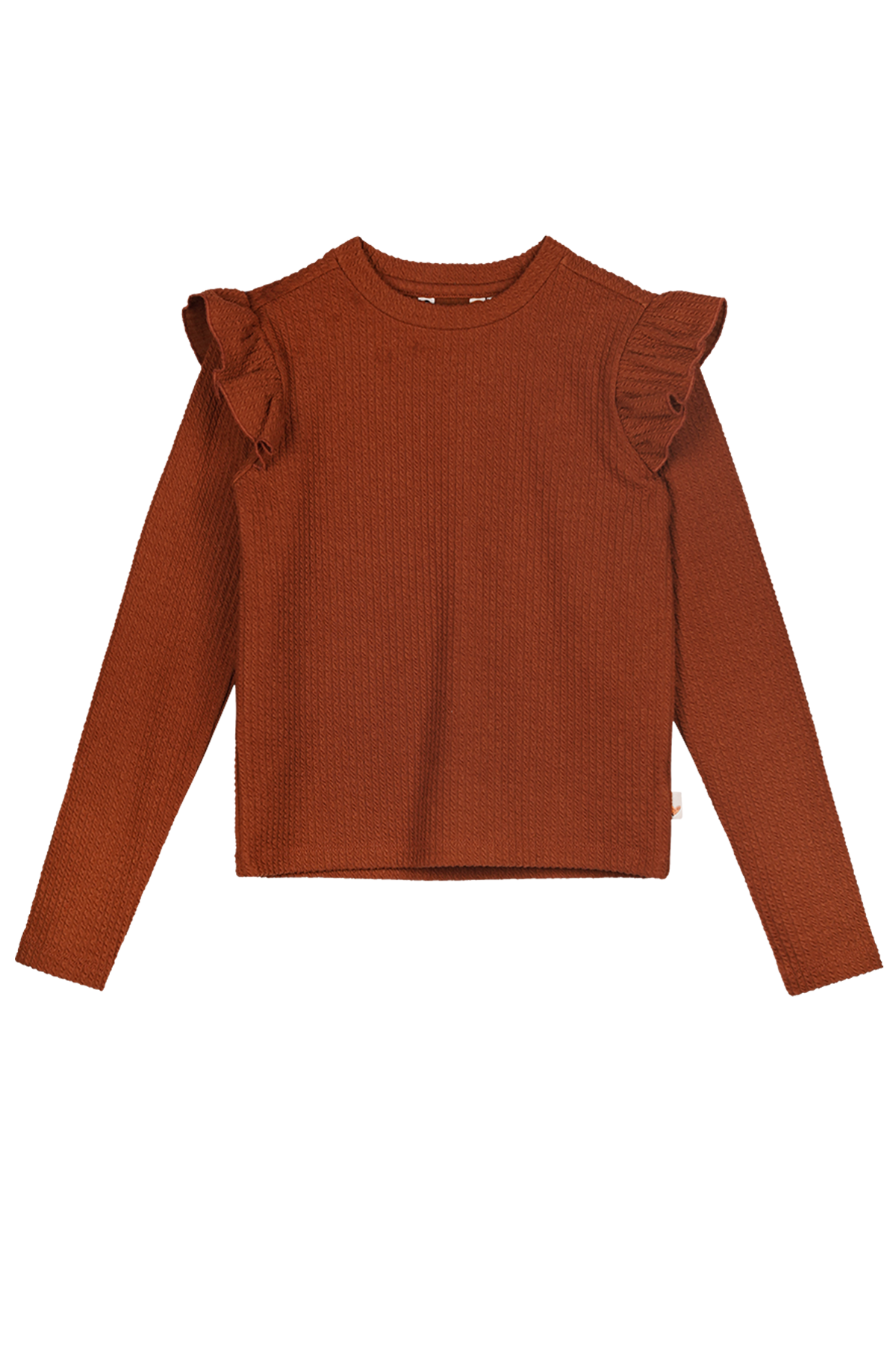 SENNA ruffle top rust