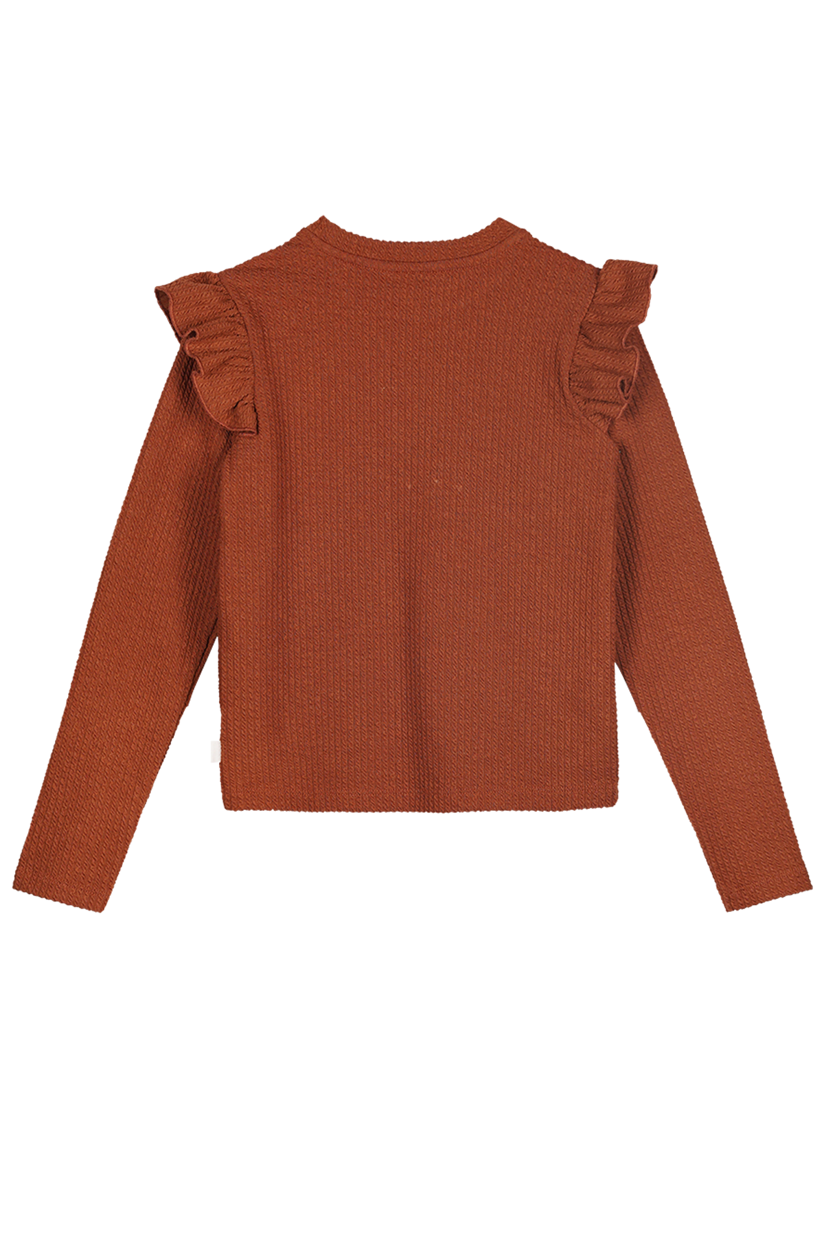 SENNA ruffle top rust