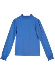 LAURE top with smock blue