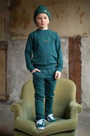 SEV sweater forest green