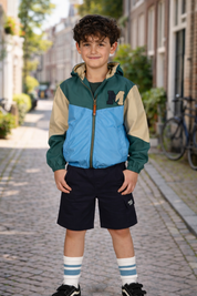 Davy Colorblock Jacke Grün