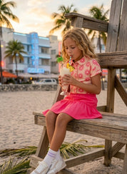 ROSIE fluo summer skirt