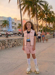VALERY rosa Jeansweste
