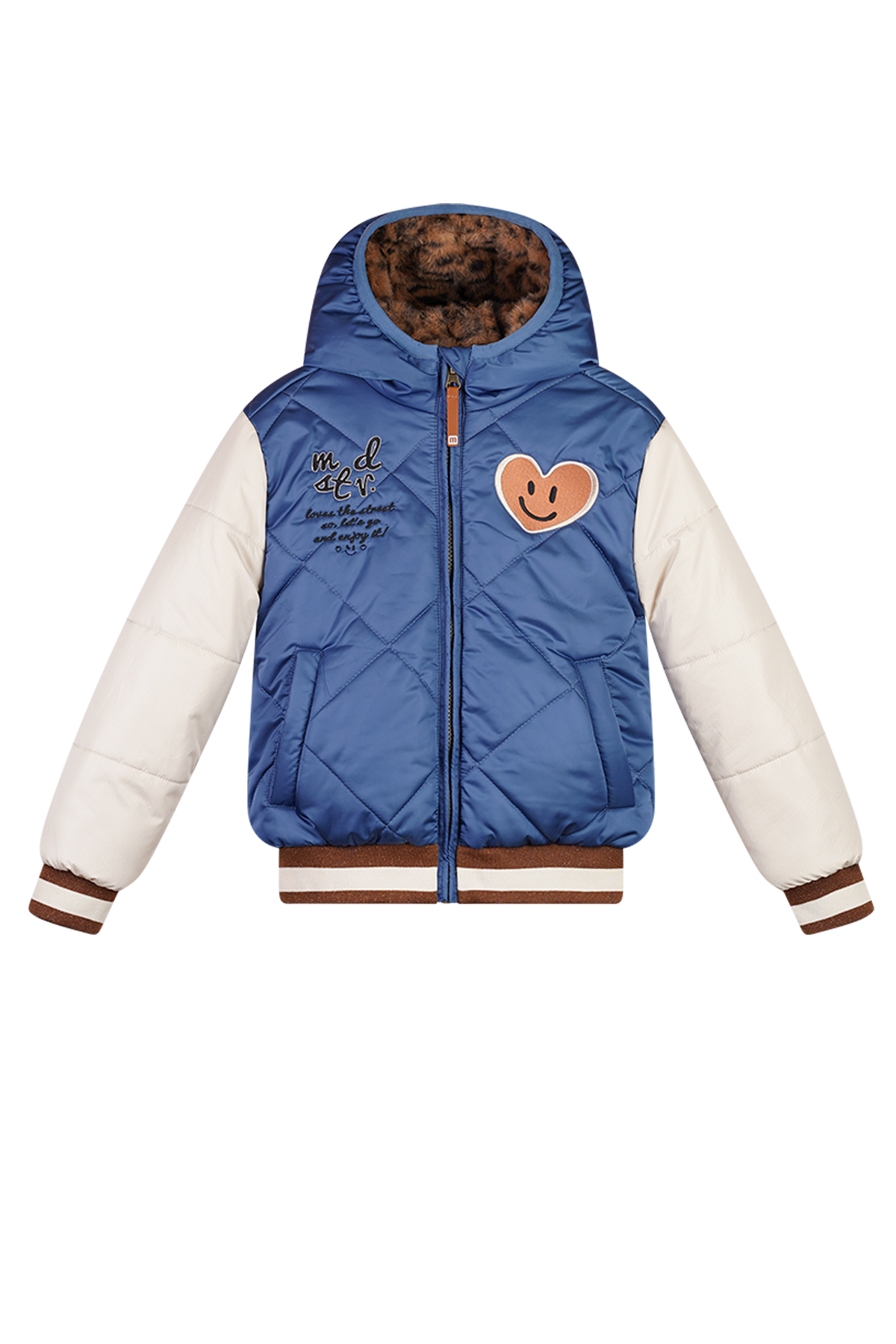 JOY-ANN baseball-jack -blauw-