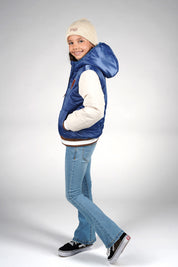 JOY-ANN baseball-jack -blauw-