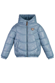 JESSE disco-look jacket -lichtblauw-