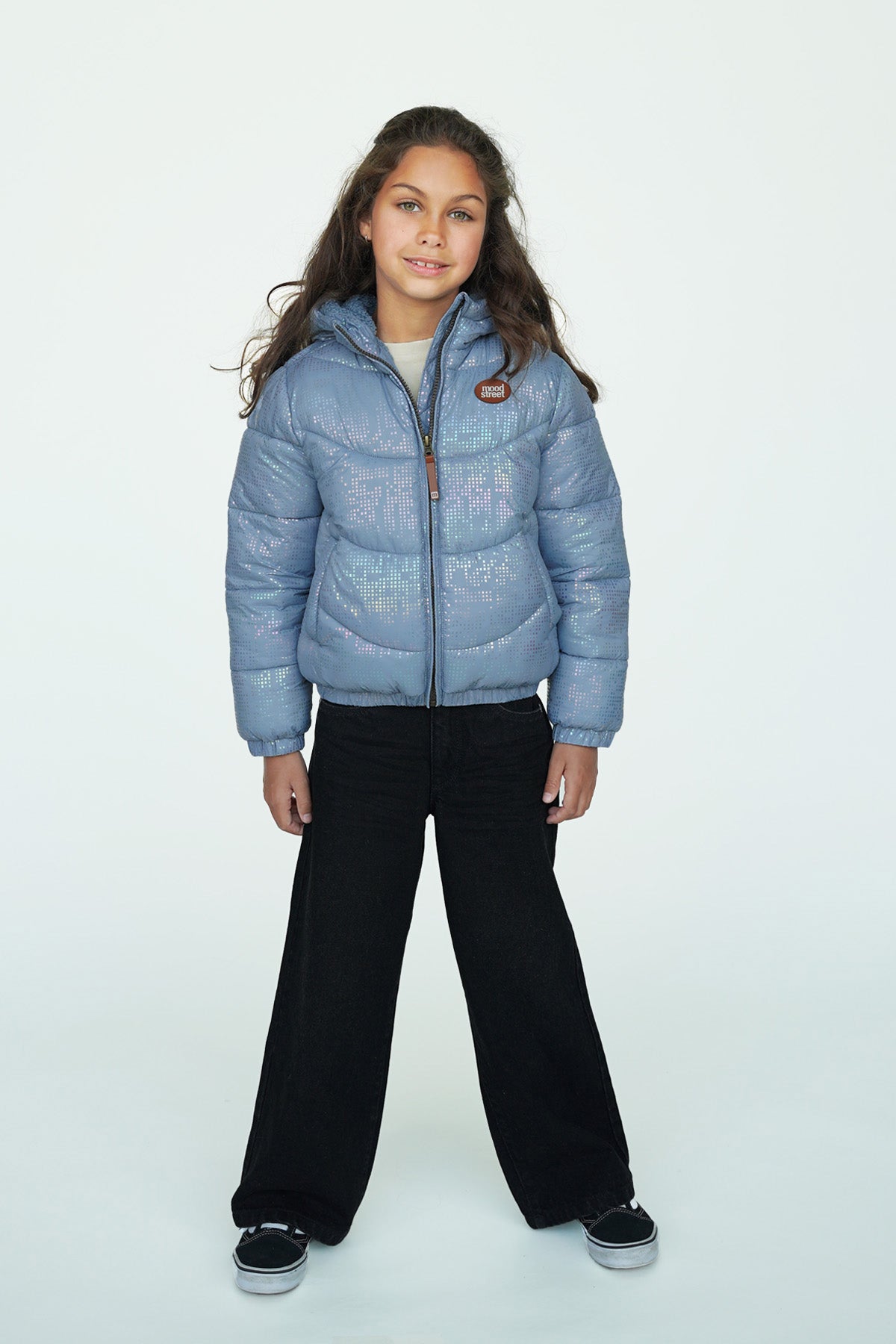 JESSE disco-look jacket -lichtblauw-
