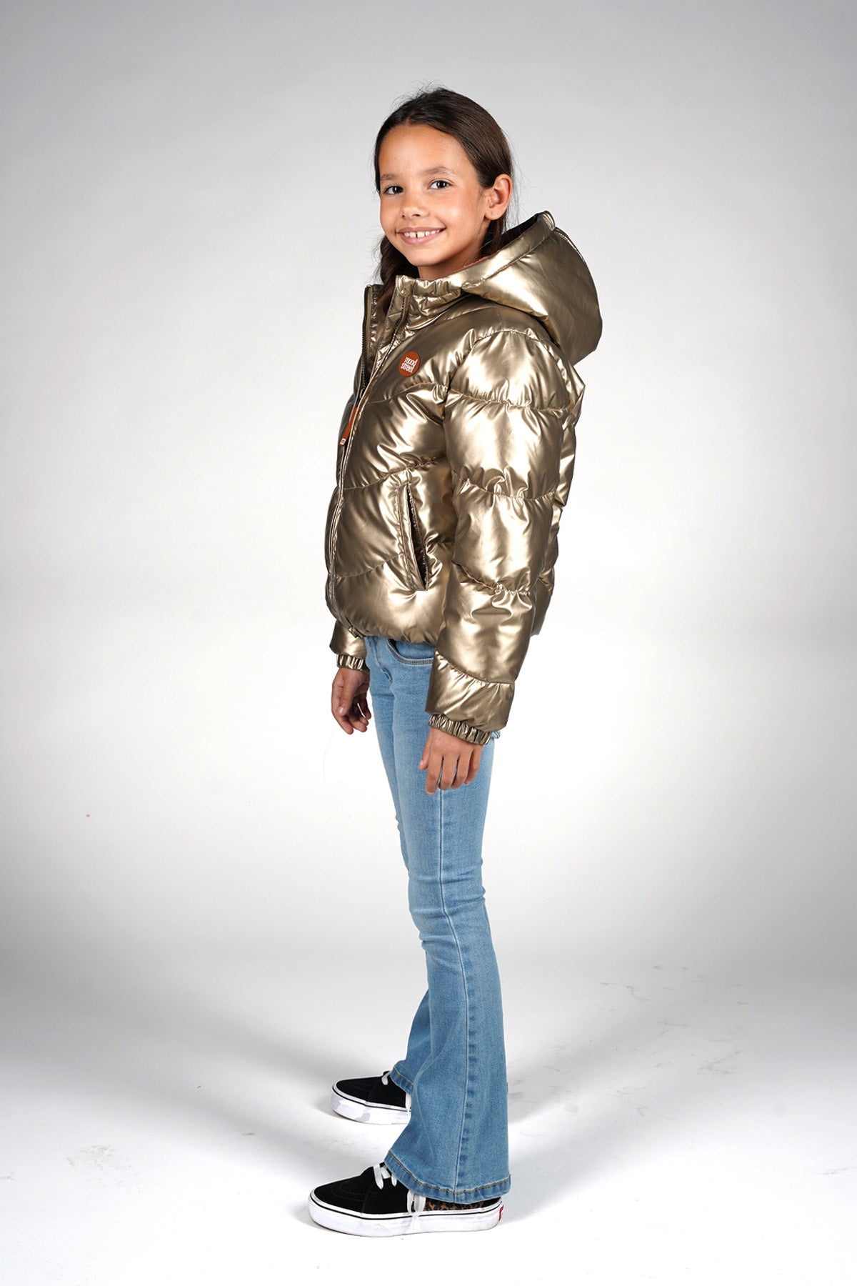 JESSE glans-jacket -goud-