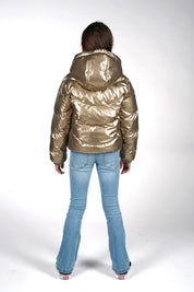 JESSE glans-jacket -goud-