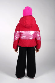 JONI combo jacket -rood-