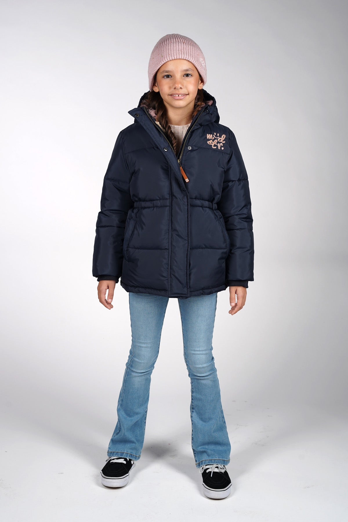 JUNA getailleerd jack -blauw-