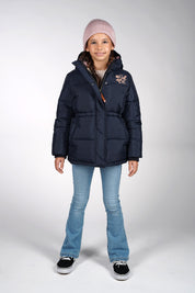 JUNA getailleerd jack -blauw-