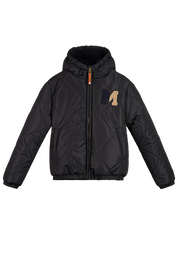 JEFFREY quilted jacket -zwart-