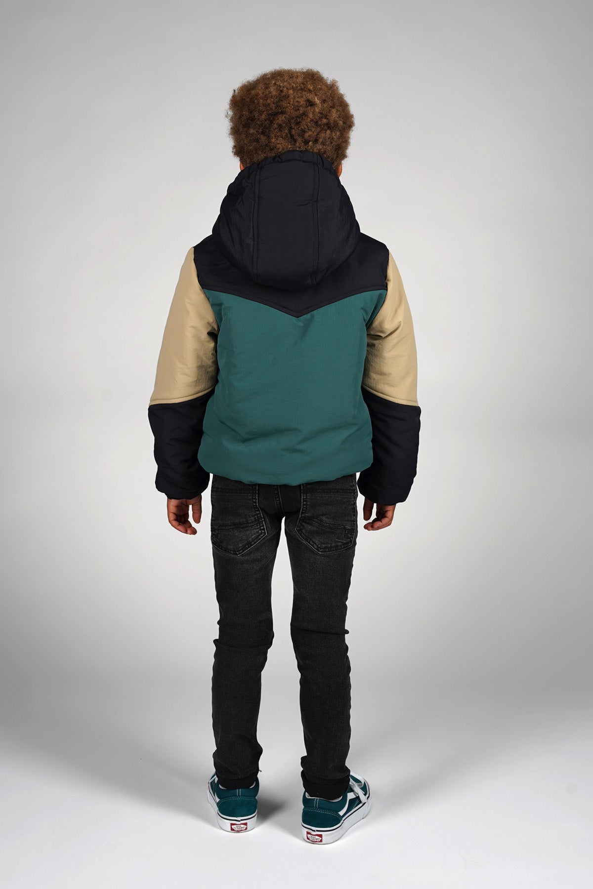 JOSHUA multi-colour jacket -zwart-