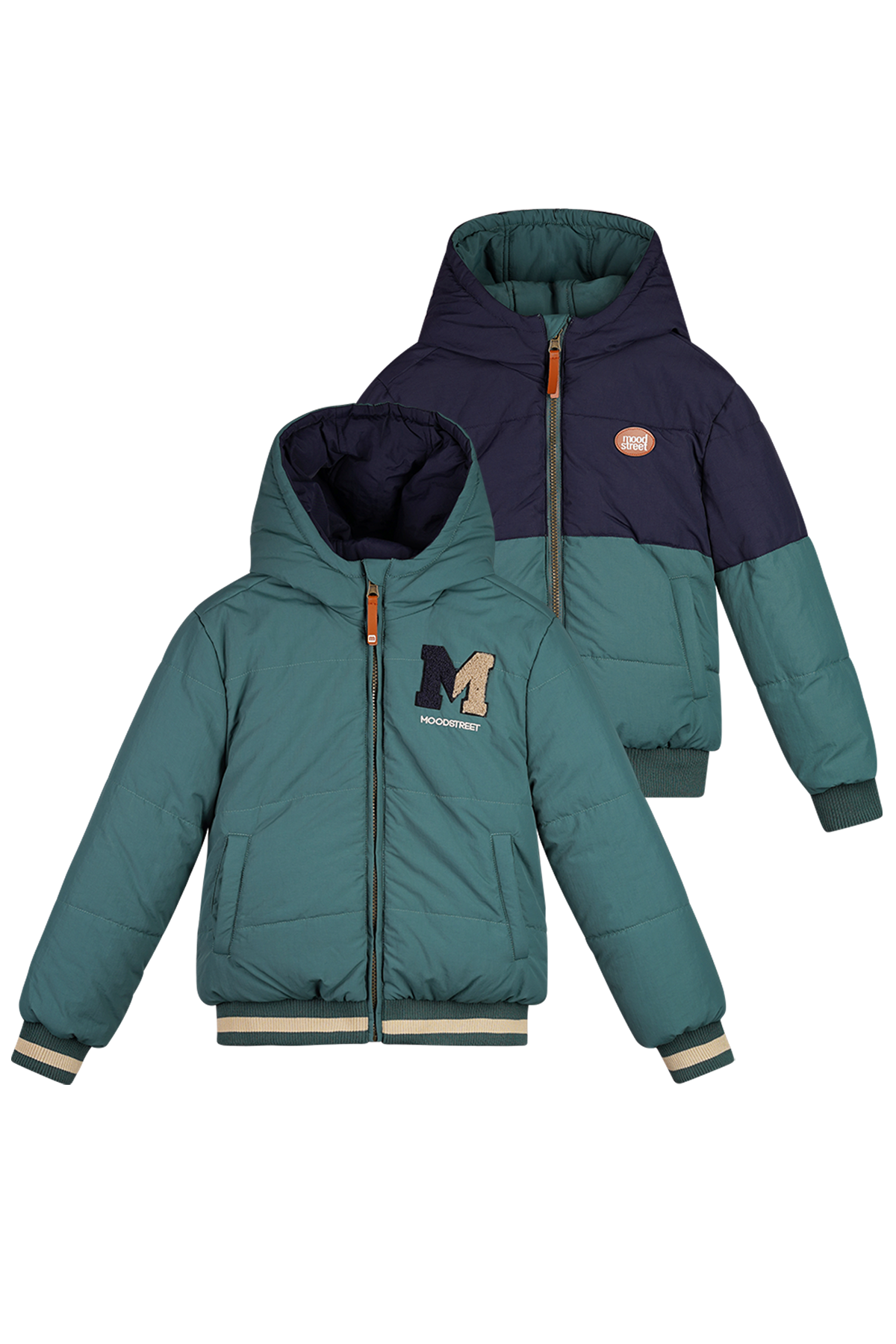 JAMIE reversible jacket -groen-