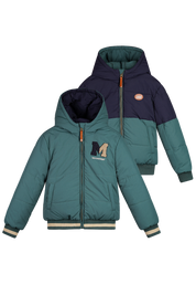 JAMIE reversible jacket -groen-