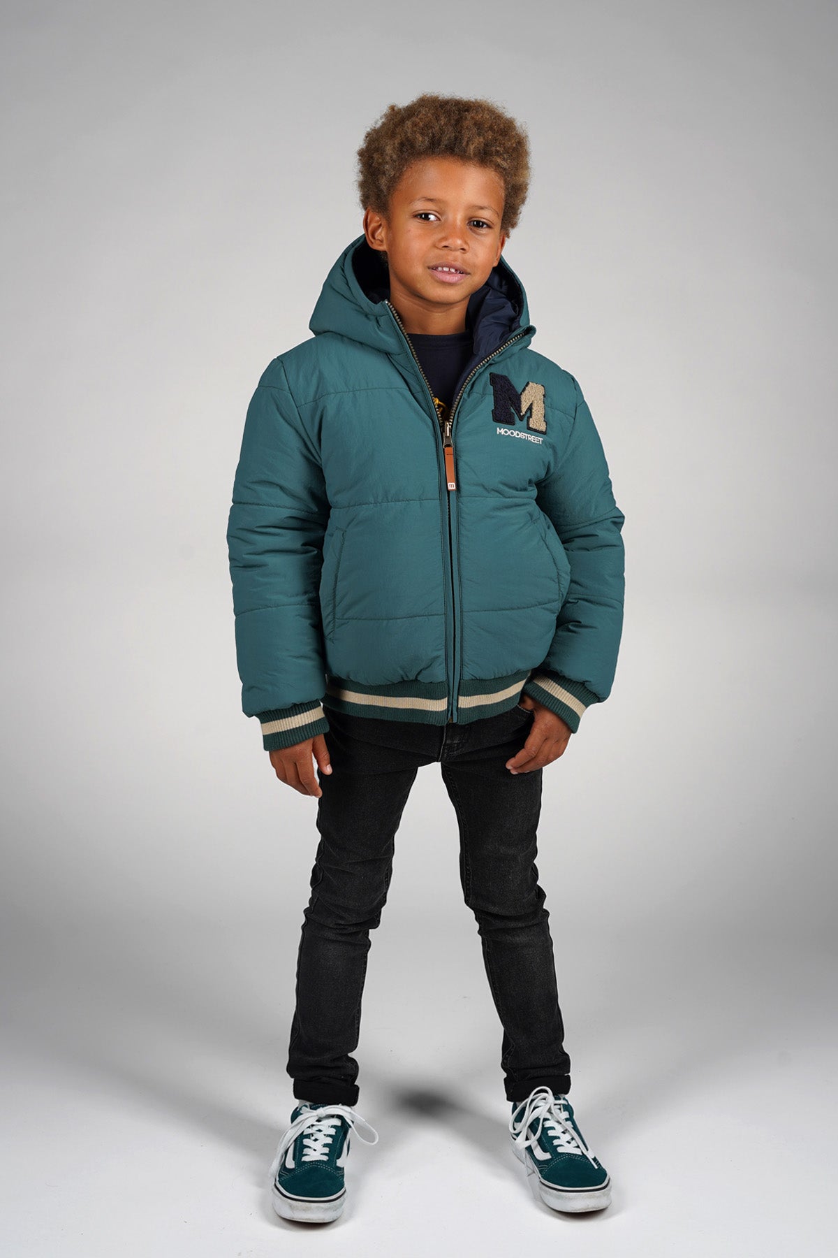 JAMIE reversible jacket -groen-