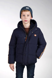 JEFF two-tone bomber -blauw-