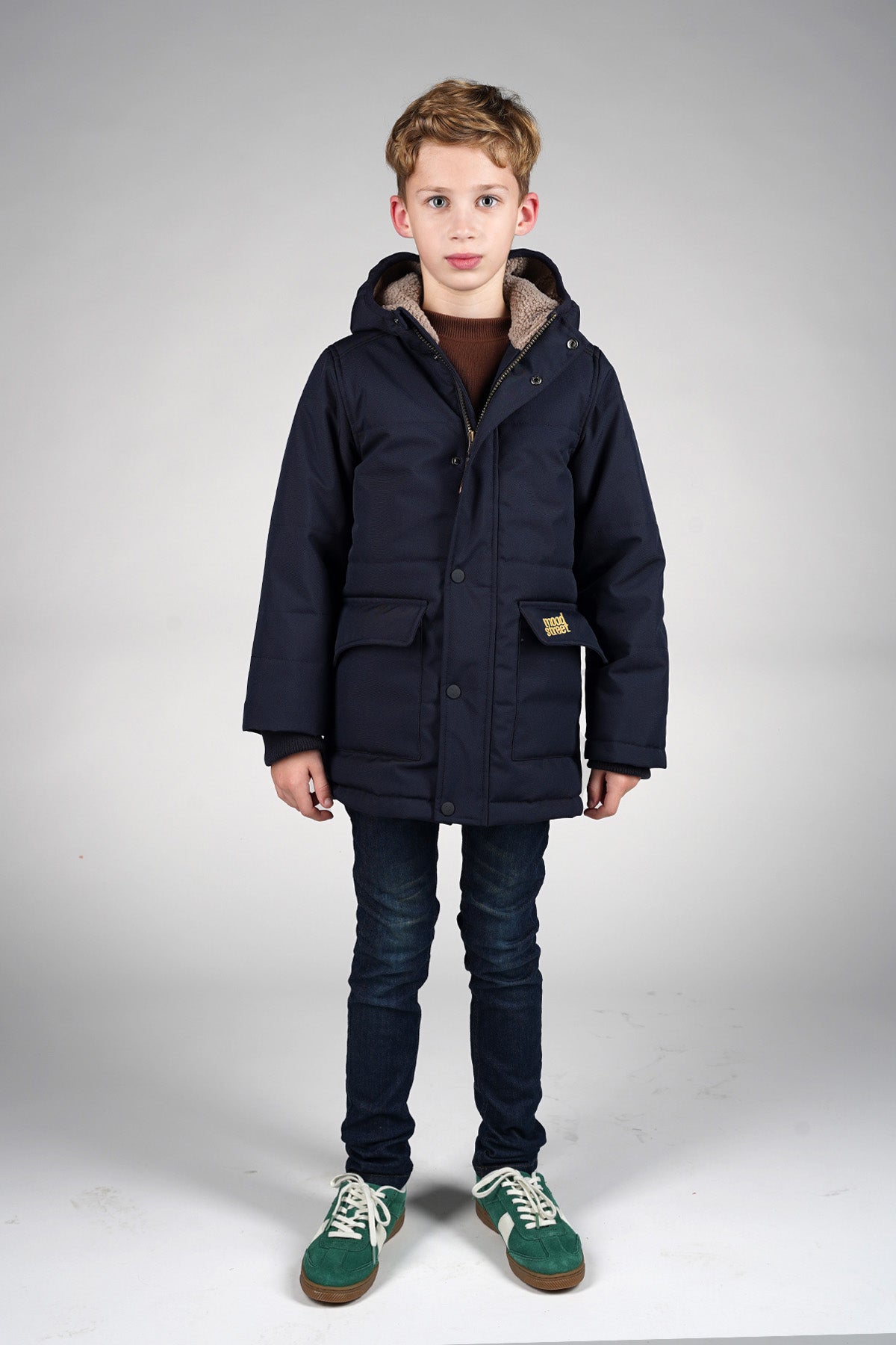 JASPER winter parka -blauw-