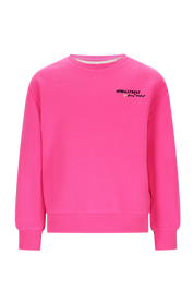 SKY Lucky Cat sweater -neon roze-