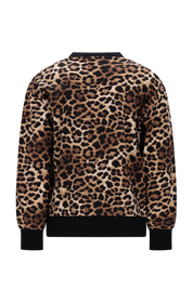 SKY print sweater -luipaard-